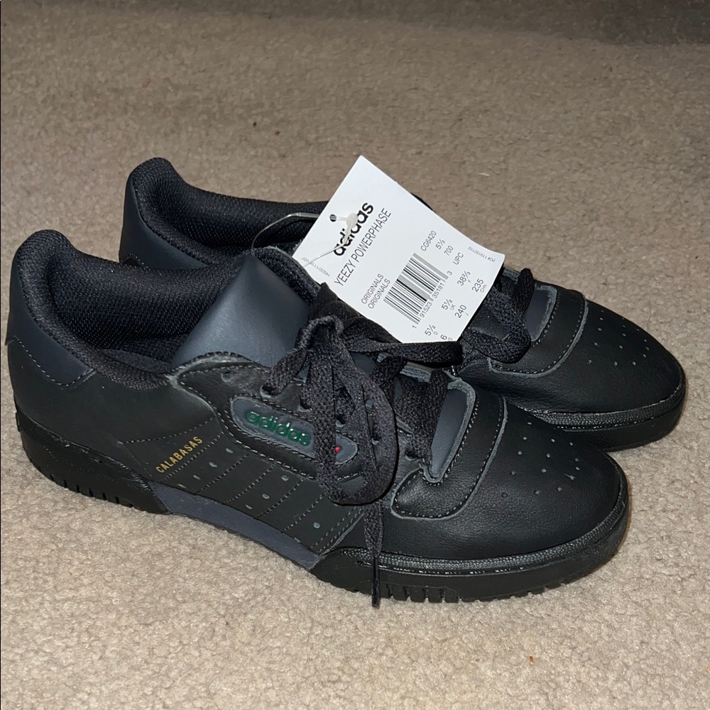 Adidas Black and Gray Sneakers unisex